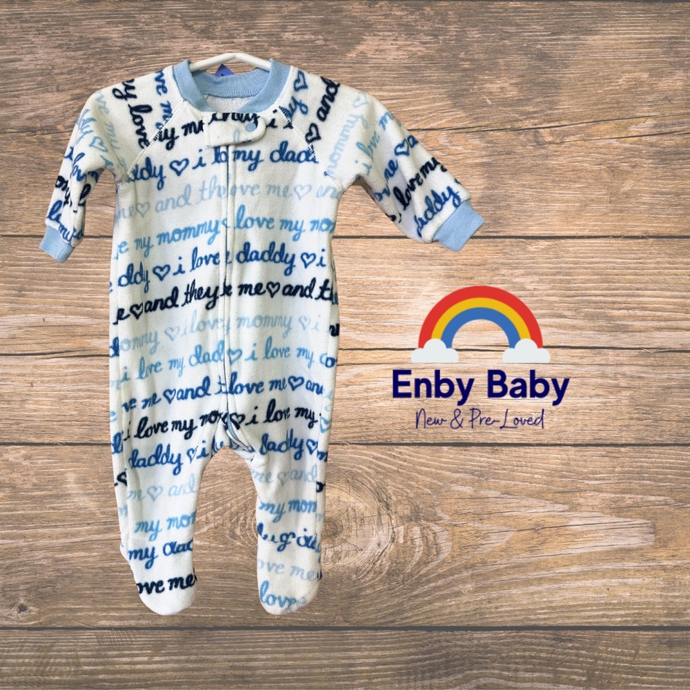 0-6m Fleece Sleeper with Zipper
